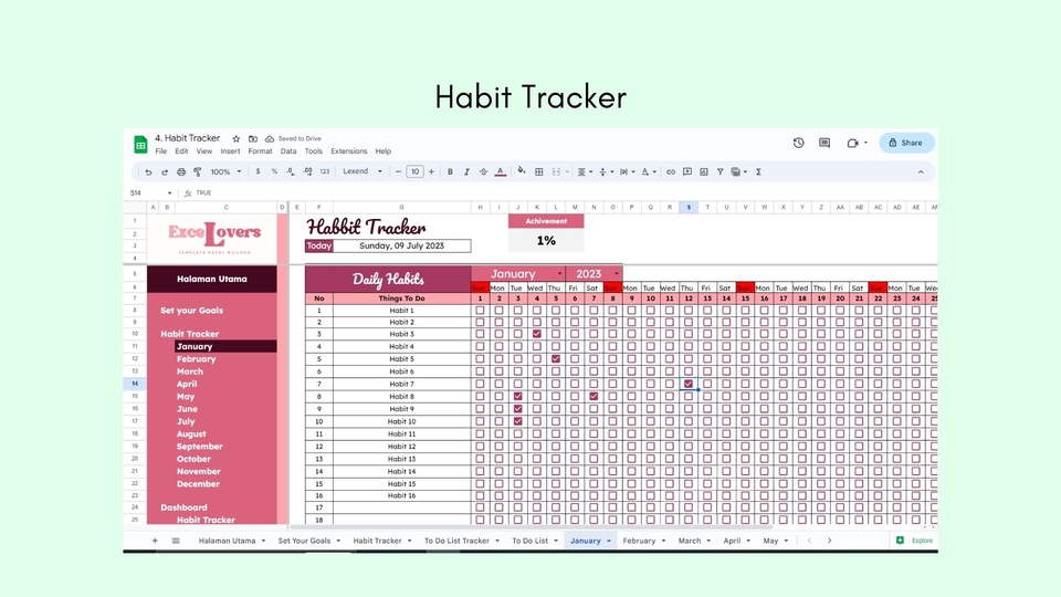 Spreadsheet (Google Sheets) Spesialis