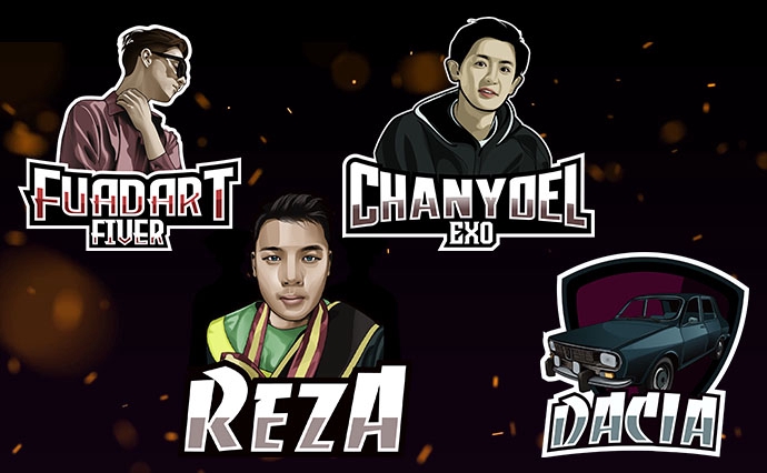 Logo - Desain Maskot/Logo untuk Esport, Youtube, Avatar Game dari Foto Anda - 2