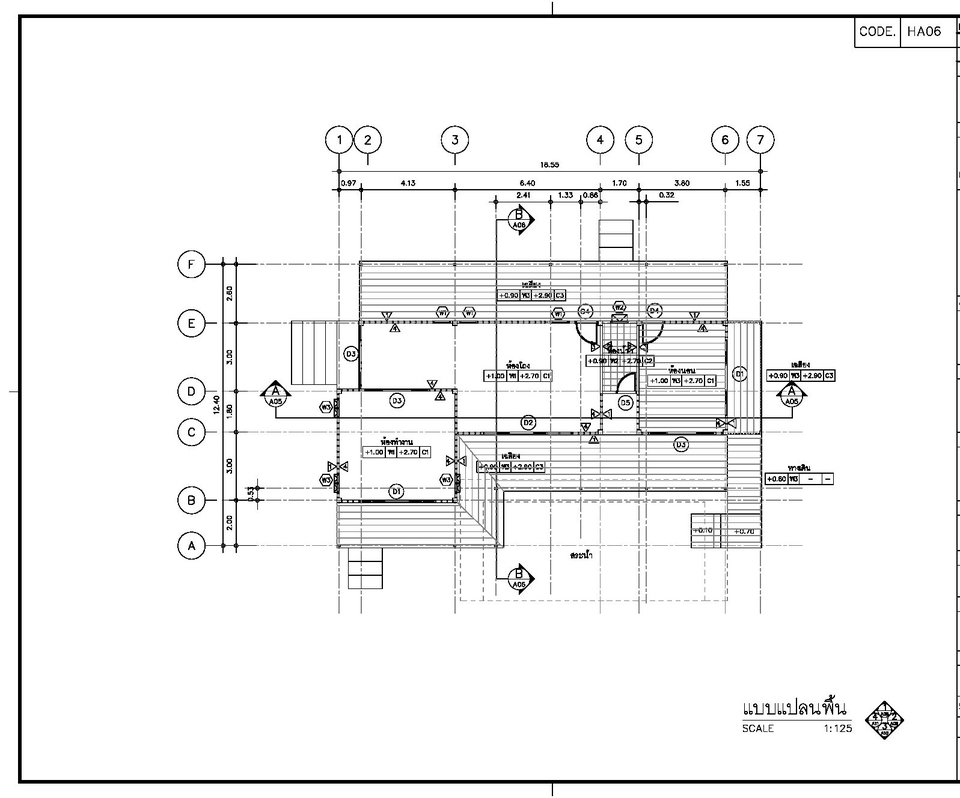 เขียนแบบวิศวกรรมและออกแบบโครงสร้าง - เขียนแบบบ้านพักอาศัย อาคารพาณิชย์ 2D & 3D - 21