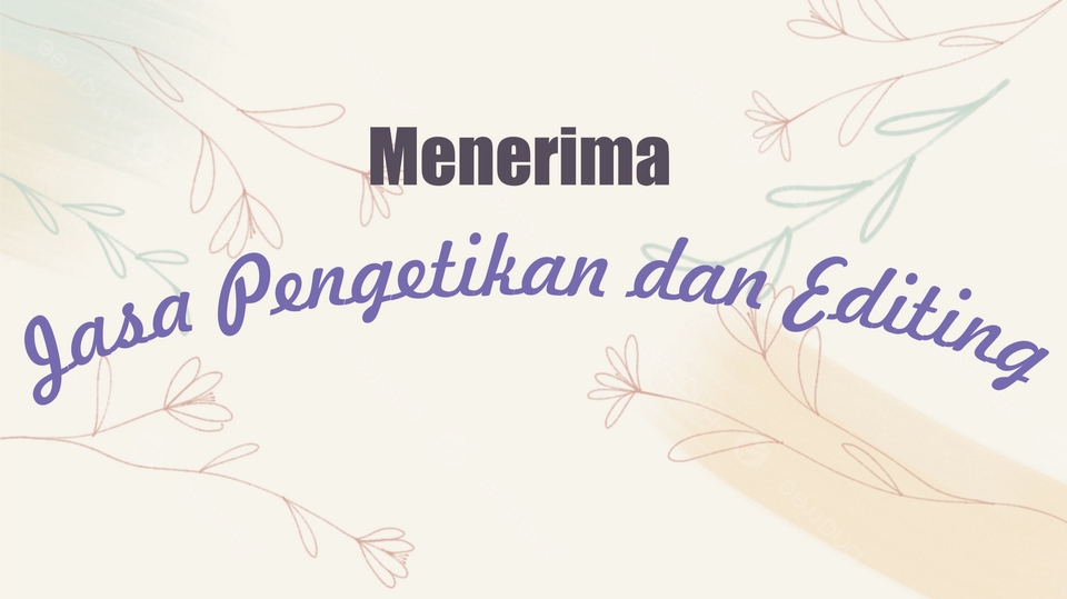 Pengetikan Umum - Menerima jasa pengetikan ulang dari berbagai file ke word - 1