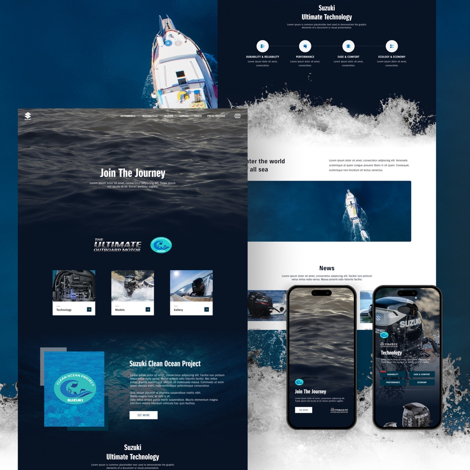 Clean & Modern UI for Web and Mobile Apps