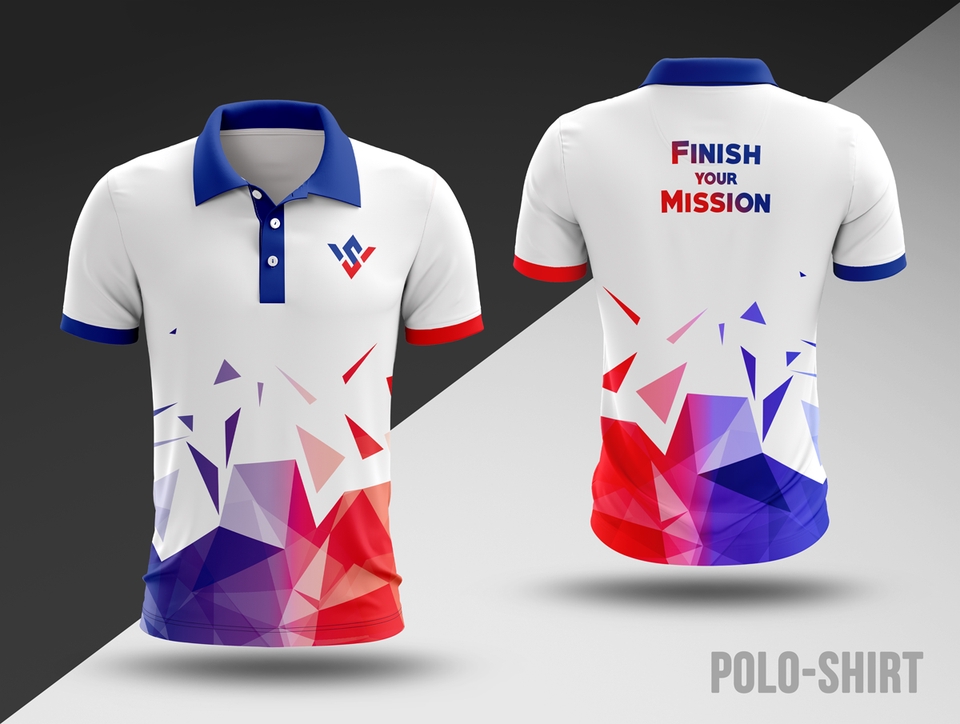 รับออกแบบเสื้อโปโลลายสวย สีสันสดใส ออกแบบชุดกีฬา