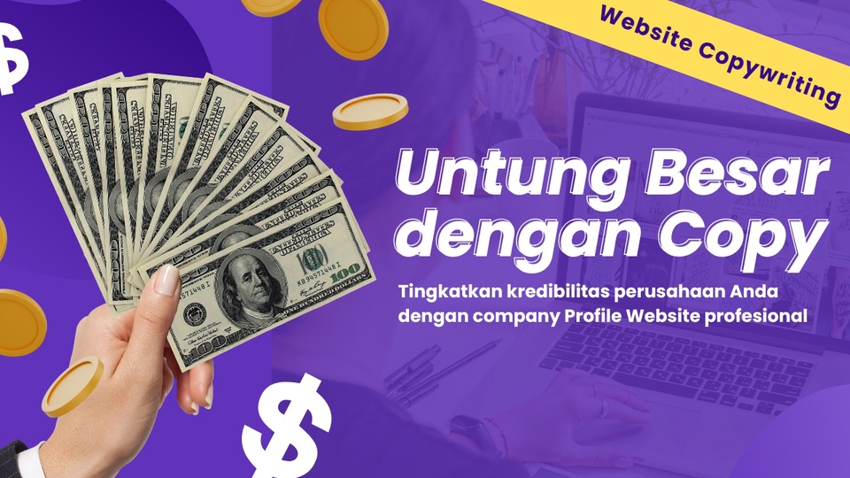 Penulisan Konten - Jasa Penulisan Website Company Profile Profesional | Bahasa Indonesia & Inggris - 1