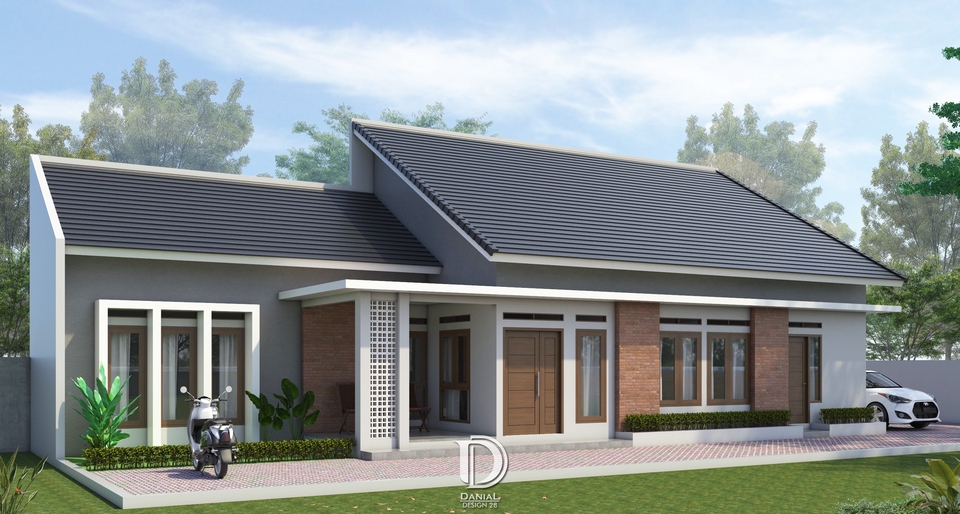 3D & Perspektif - Desain Gambar 3D Rumah, Ruko, Kost, dll - 12