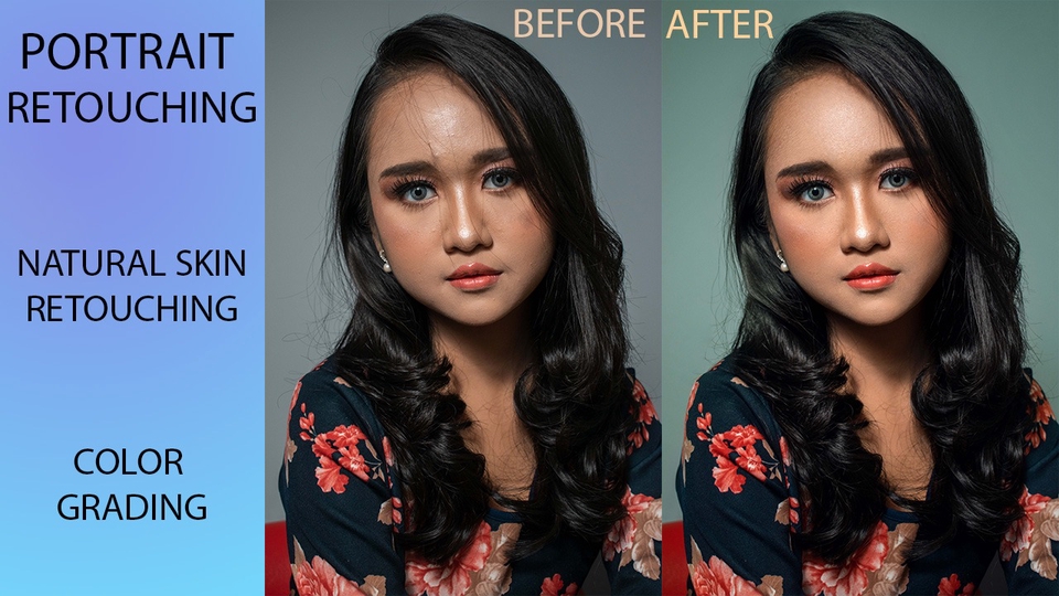 Edit Gambar & Photoshop - Natural Retouching Portrait - 1