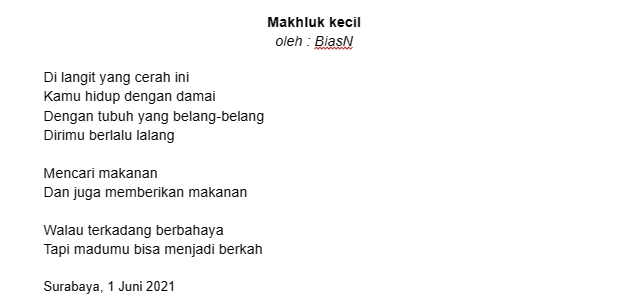 Penulisan Konten - Jasa Menulis Puisi dan Pantun : Kualitas di atas Harga - 4