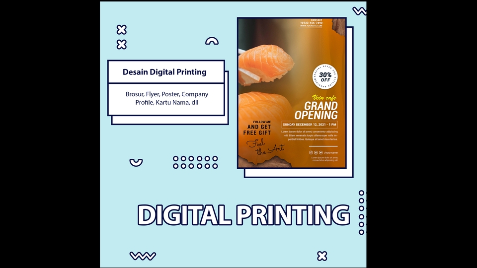 Jasa Desain Brosur Online dan Flyer Keren - Desain Digital Printing (Brosur, Flyer, undangan dll)