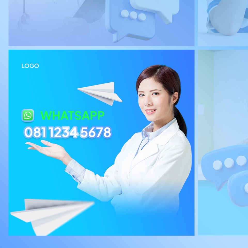 Desain Banner Instagram untuk Promosi Website dan Layanan Anda