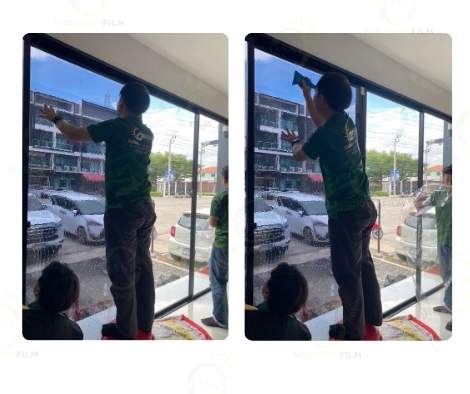 ติดฟิล์มกระจกบ้าน - บริการติดตั้งฟิล์มกรองแสงบ้าน อาคาร สำนักงาน - 14