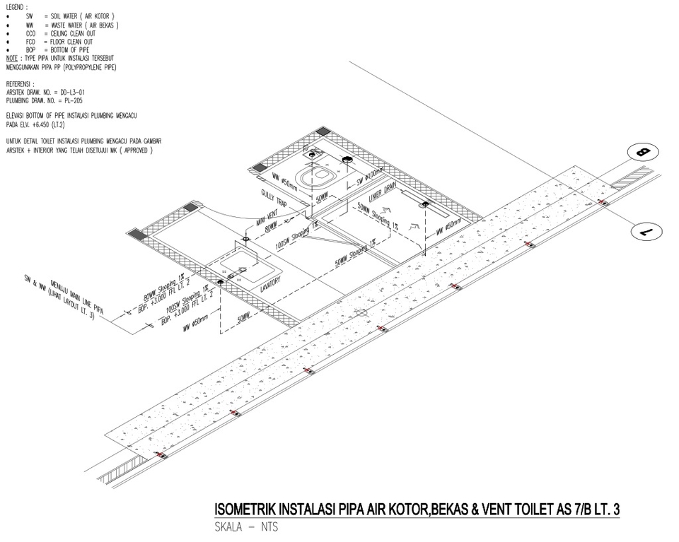 CAD Drawing - Desain gambar kerja MEP - 3