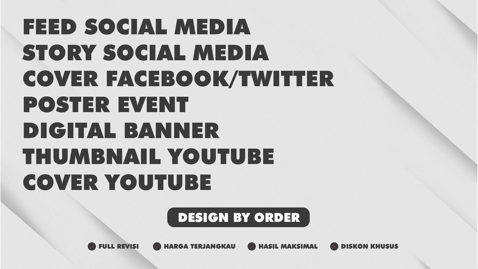 Banner Online - [TERMURAH] Desain Feed, Sosial Media, Banner, Poster, & Lainnya Sesuai Request dengan Professional - 2