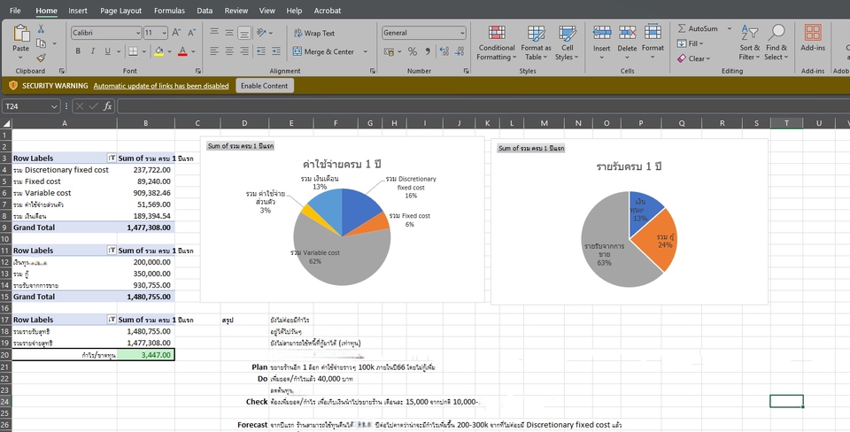อื่นๆ - จัดเรียงและรายงานข้อมูลใน Microsoft Excel และ Google Sheet โดยใช้สูตร - 6