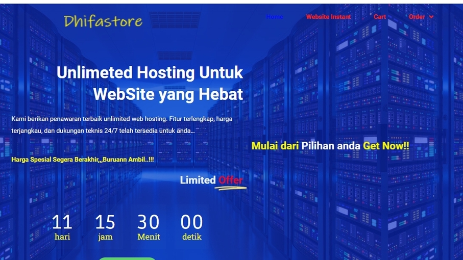 Web Development - pembuatan landingpage,website agen unlimited hosting dan web builder - 1