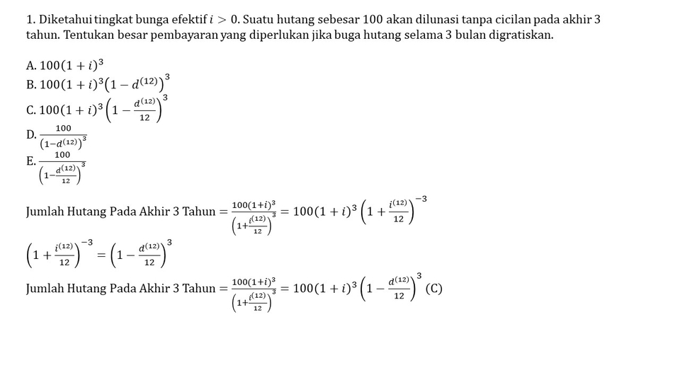 Jasa Lainnya - Jasa Buat Pembahasan/Jawaban Soal Matematika - 2