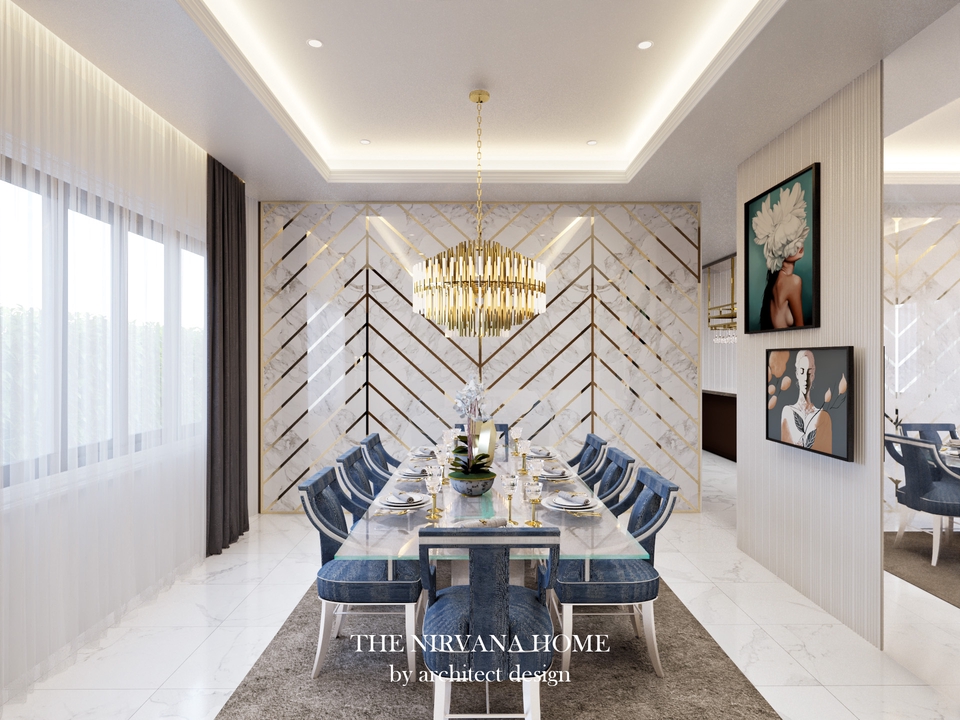 รับออกแบบตกแต่งภายในบ้านหรู สไตล์โมเดิร์น พร้อมเฟอร์นิเจอร์