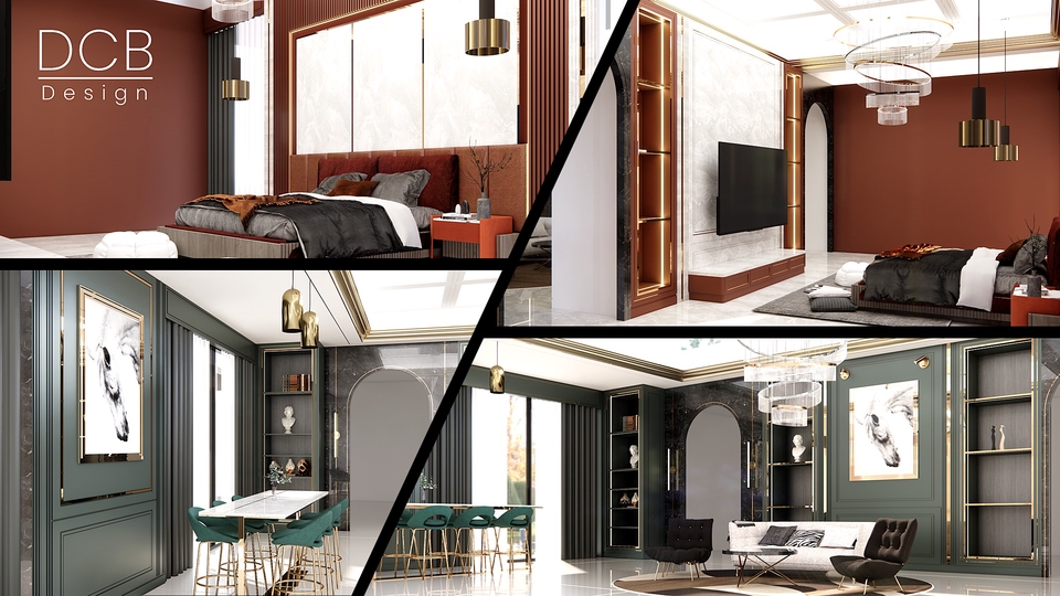 ออกแบบภายใน 3D Perspective