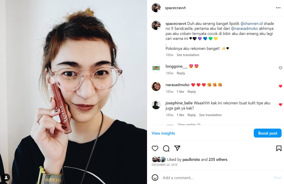 Selebgram/ Socmed - Endrose atau Review Produk - 9