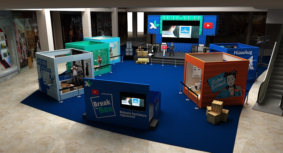 3D & Perspektif - 3d desain booth Pameran - 18