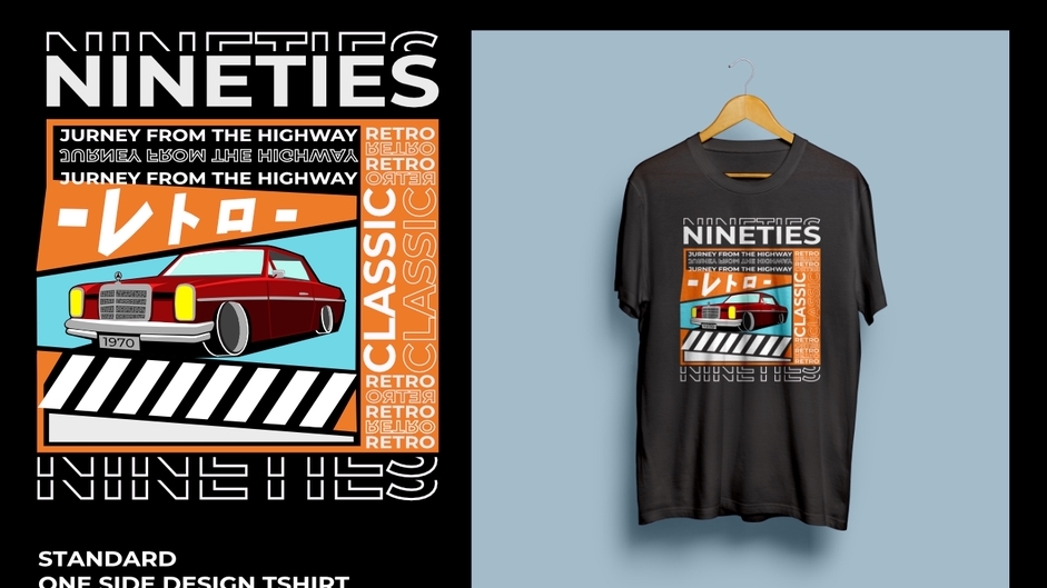 Desain Kaos & Motif - Design Kaos T-Shirt dan hoodie Streetweear style - 1