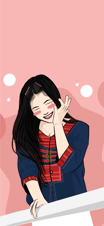 เปลี่ยนรูปเป็นเวกเตอร์ - ดราฟภาพ แนวกึ่งการ์ตูน แฟนอาร์ต (FanArt) เดี่ยว - คู่ - 4