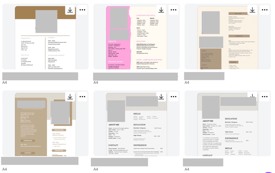 Portfolio & Resume - Resume - 3