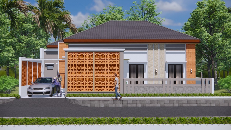 3D & Perspektif - Jasa desain 3D & 2D | Bebas Revisi | 10rb/m2 | Nego - 1