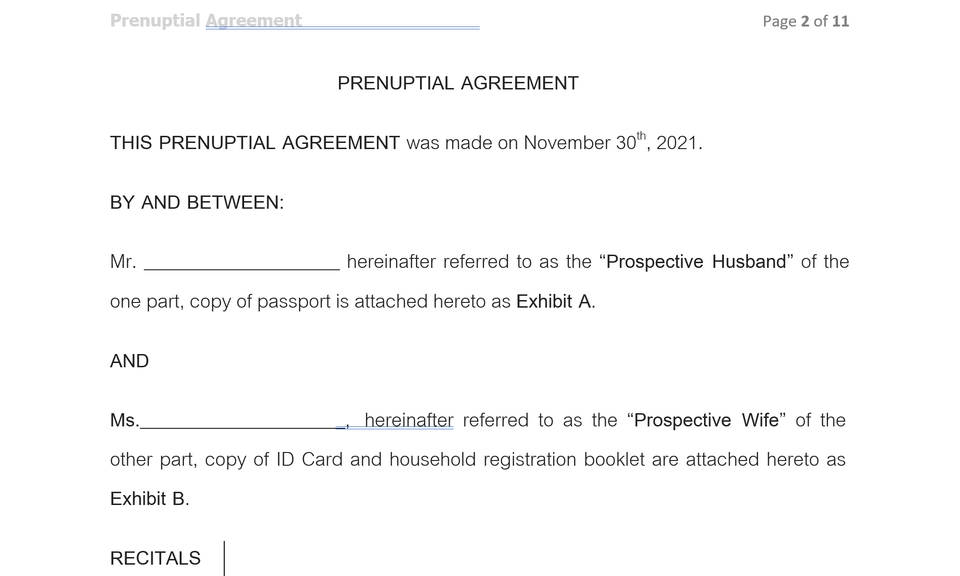 แปลภาษา - ร่างพินัยกรรม(Last Will),สัญญาต่างๆ(Contract) ฉบับ EN-TH, รับรองเอกสาร(Notarial Services) - 3