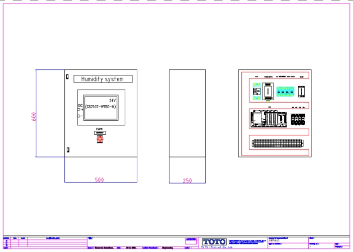 เขียนแบบวิศวกรรมและออกแบบโครงสร้าง - รับออกแบบและเขียนแบบ Single line / PLC / layout ตู้คอนโทรล พร้อมเซ็นต์แบบ - 5