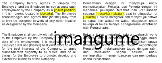 Penerjemahan - Translate English - Indonesia / Indonesia - English - 3