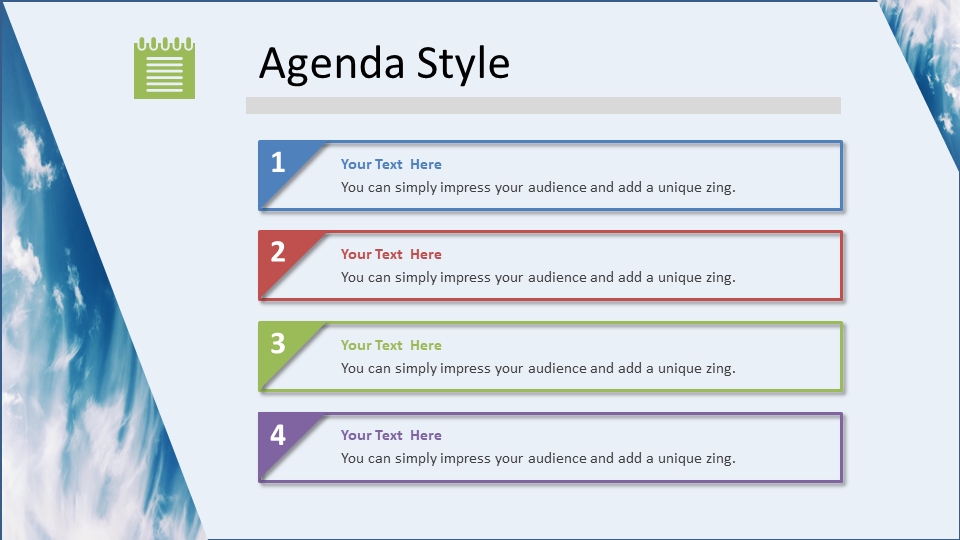 รับทำ presentation รูปแบบ Agenda สไตล์มืออาชีพ พร้อมใส่ข้อความ บริการรับทำ presentation
