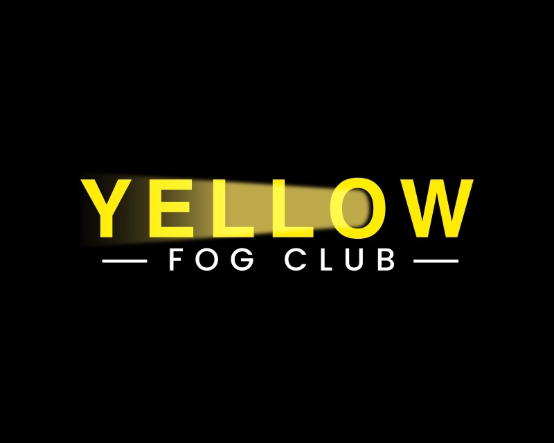 Logo "Yellow Fog Club" untuk desain logo club, komunitas, dan organisasi.