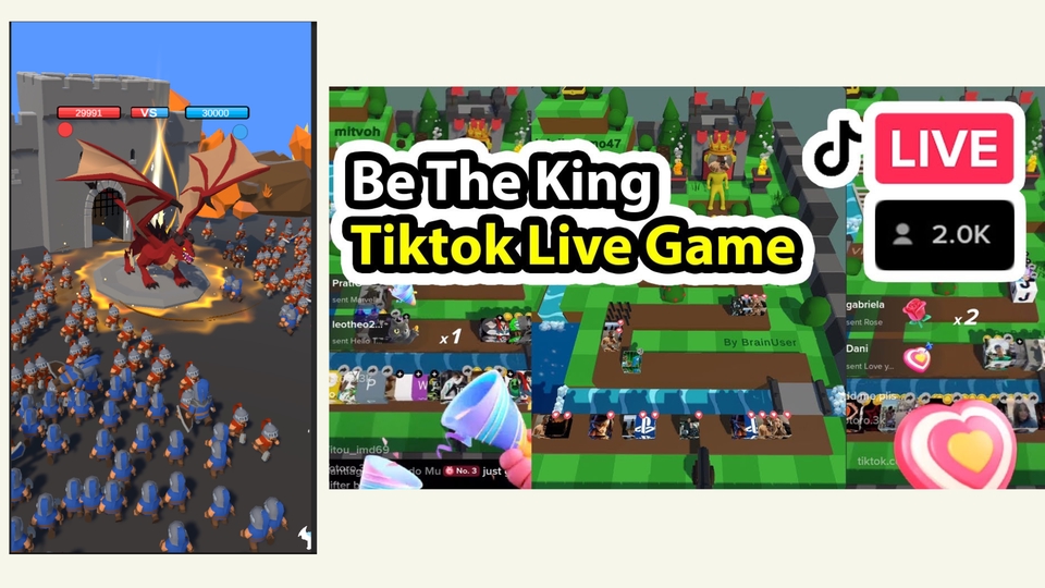 Jasa pembuatan game online multi platform "Be The King" dengan game developer indonesia.