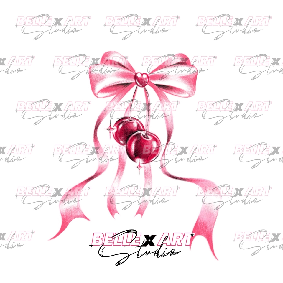 ออกแบบลายสัก เชอร์รี่สีแดงน่ารัก ออกแบบ tattoo สวยๆ ออกแบบรอยสักผู้หญิง