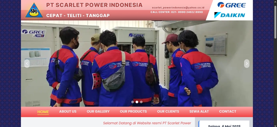 Jasa Pembuatan Website Profesional PT Scarlet Power Indonesia dengan Layanan Cepat, Teliti dan Tanggap.
