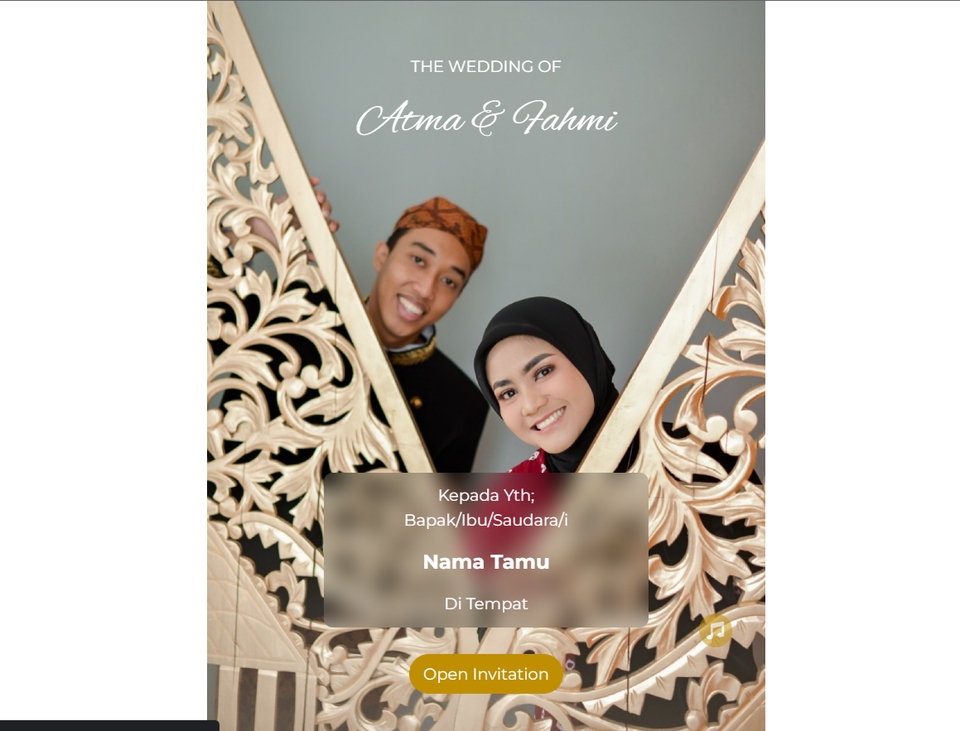 Kartu Ucapan & Video - UNDANGAN DIGITAL VERSI WEB - 4