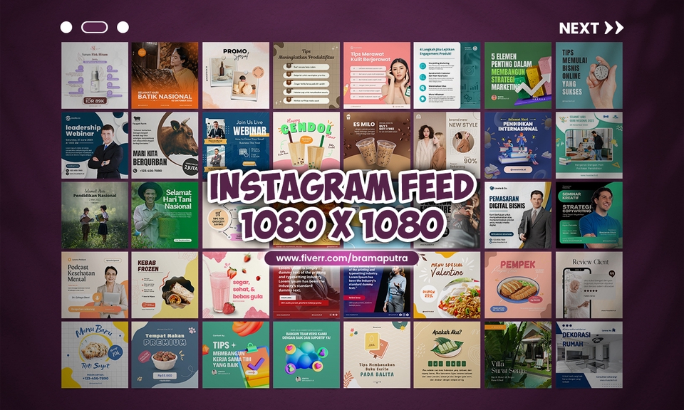 Banner Online - Desain Elegan Sosial Media Feed, Story Instagram dan Lainnya - 3