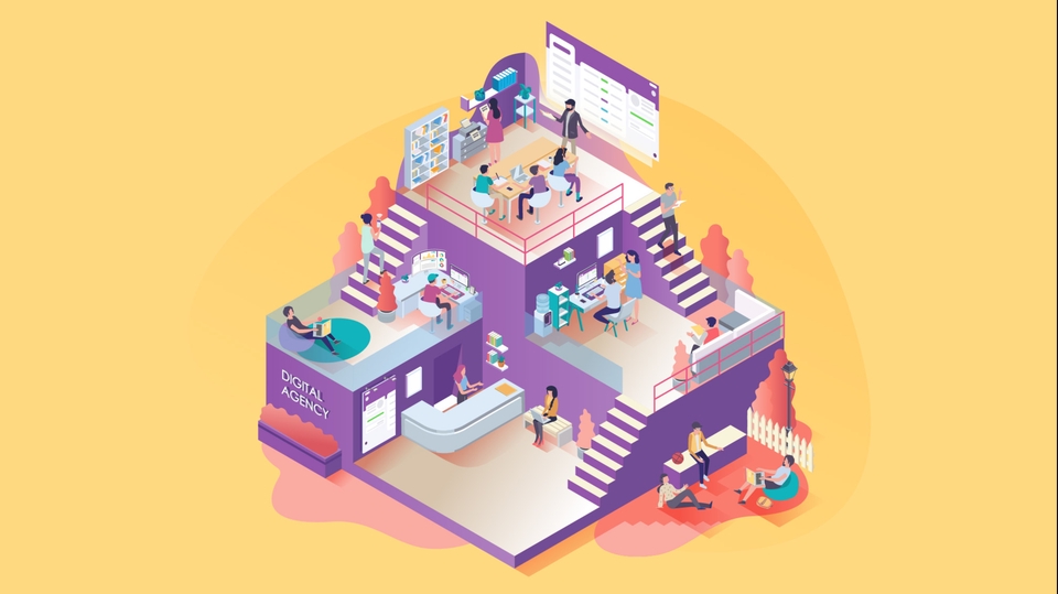 Gambar dan Ilustrasi - Ilustrasi Web, Flat Design &  Isometric High Quality - 1