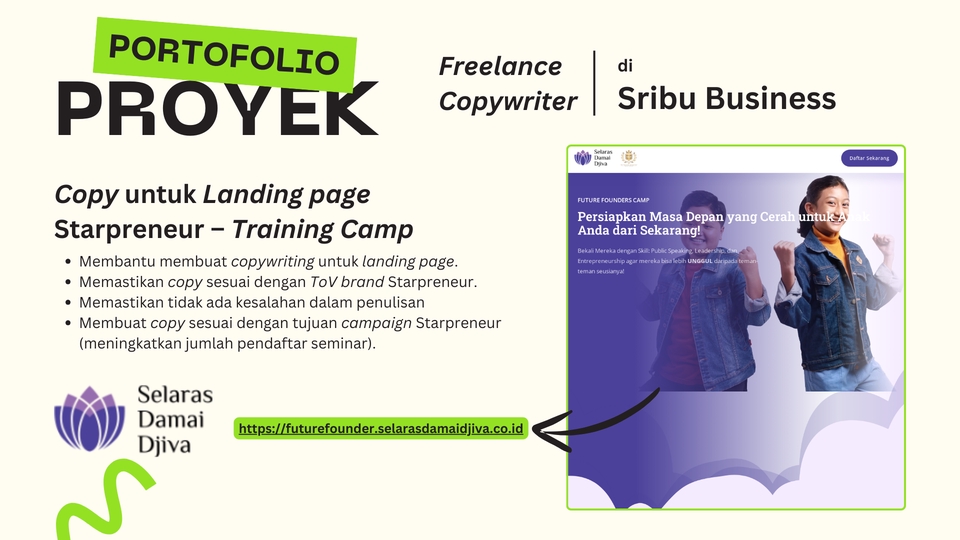 Penulisan Konten - Copywriting untuk Ads Copy Landing Page Sales Letter Email Marketing dan Content Writing - 12