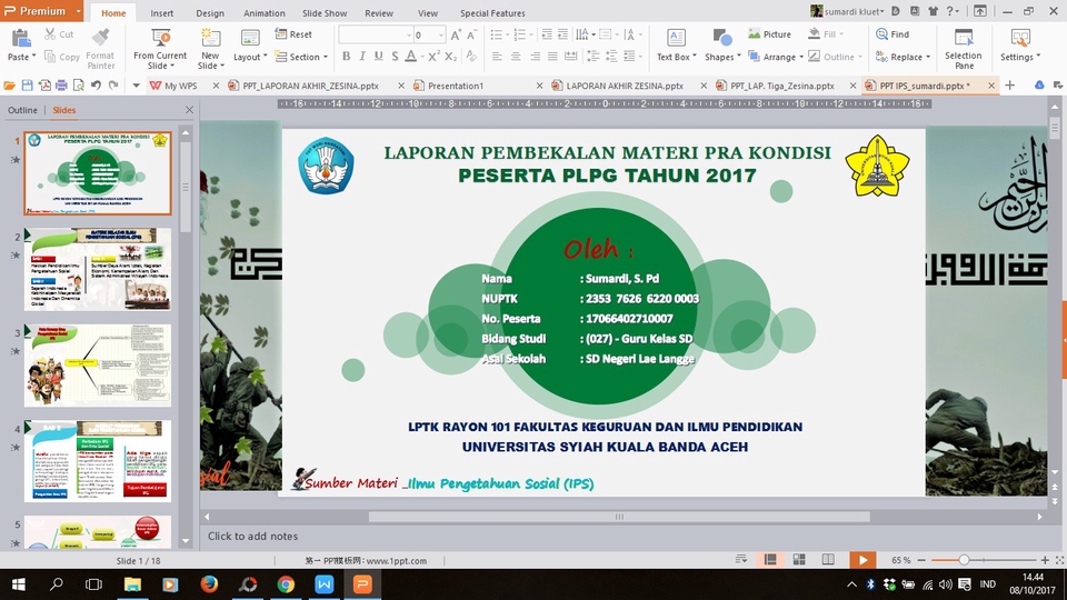 Pembuatan slide power point