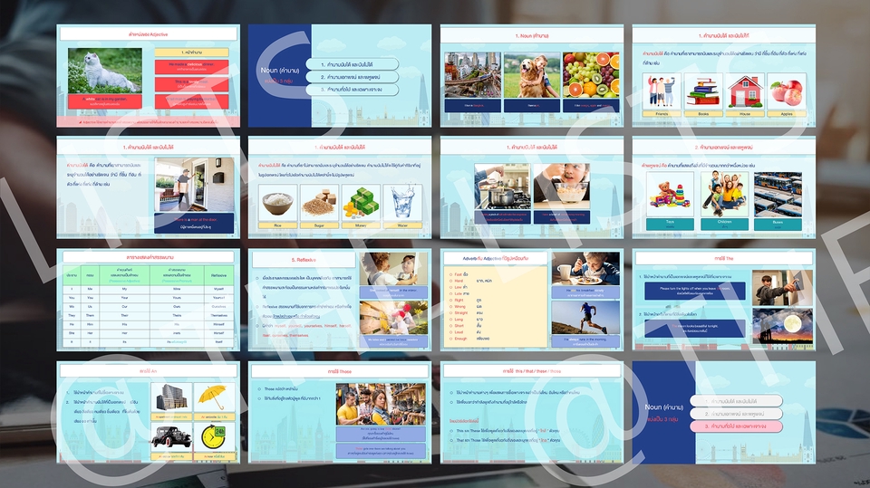 Presentation - [PowerPoint] Infographic สื่อการสอน Powerpoint-Template  - 8