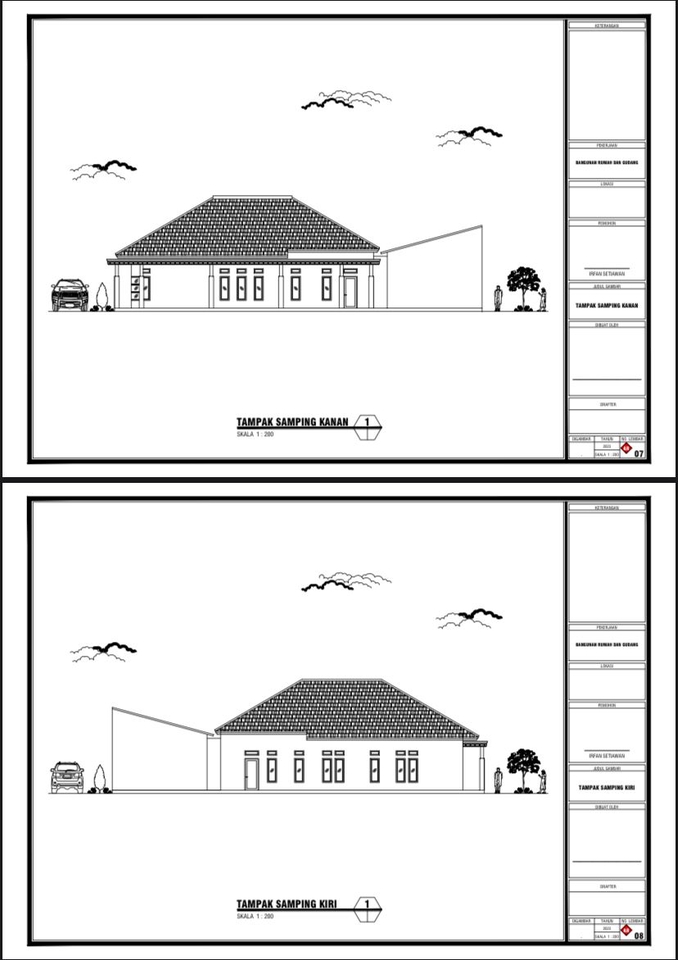 CAD Drawing - Desain Arsitektur dan Interior|Gambar Kerja Lengkap|Gambar IMB/PBG|Gambar Detail Furniture|3-7 Hari - 3