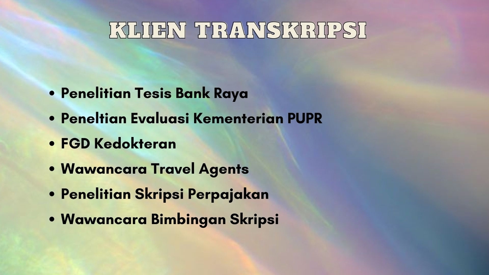 Pengetikan Umum - Transcription/Transkripsi - 3