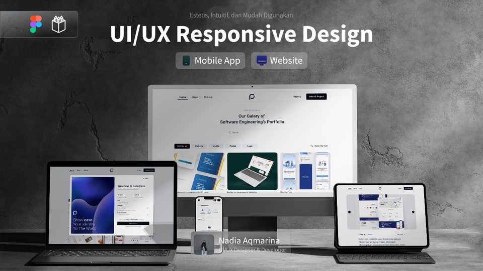 Desain UI/UX Responsif untuk Aplikasi Mobile dan Website