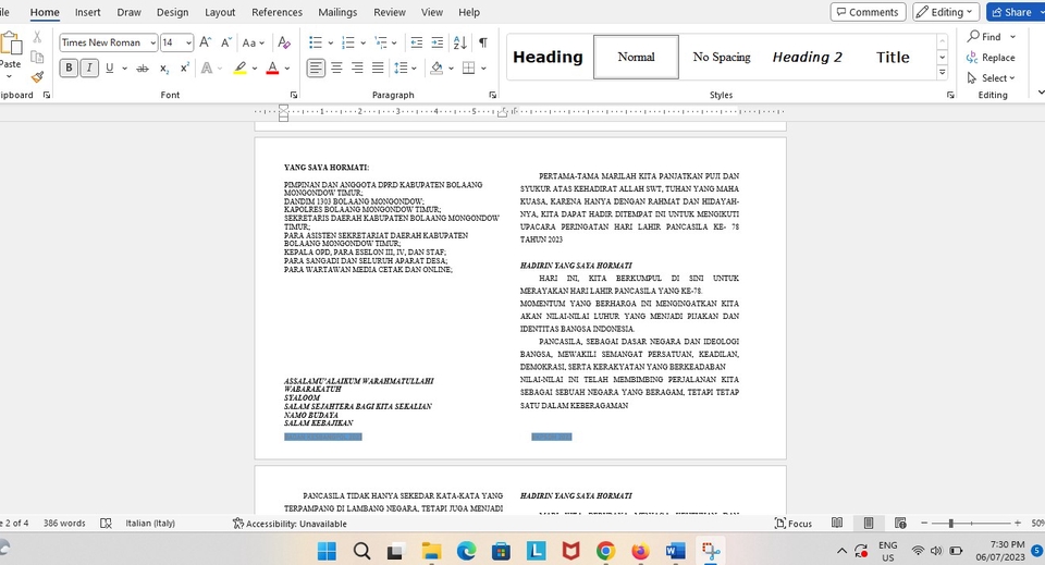 Pengetikan Umum - Jasa Mengetik Cepat melalui Ms. Word - 3
