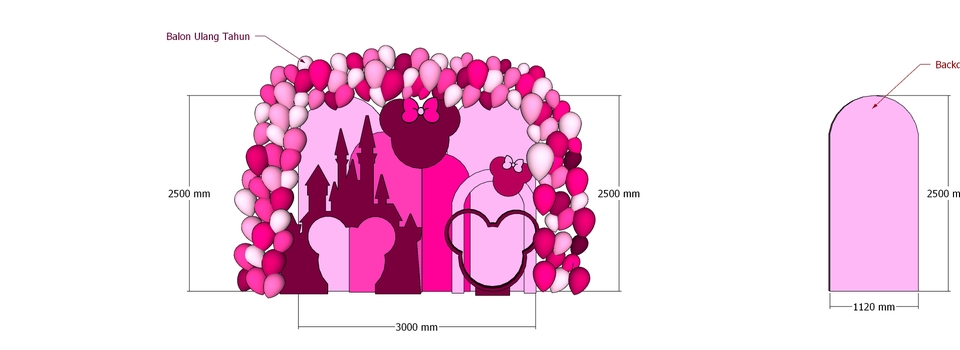 3D & Perspektif - DESIGN BOOTH : Booth Container, Booth Event & Booth Wedding/Engagment  - 17