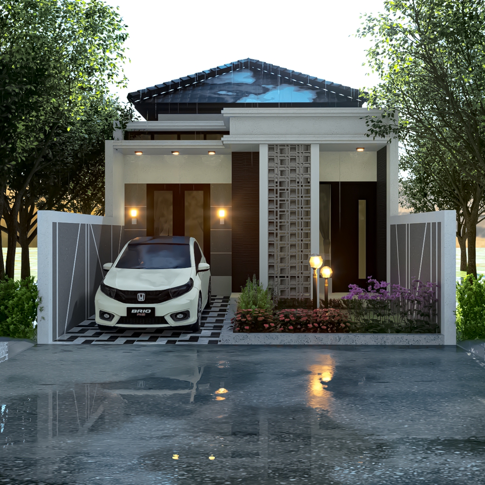 3D & Perspektif - Gambar Kerja, Gambar 3D Modelling Rendering, Gambar Struktur dan Gambar IMB - 3