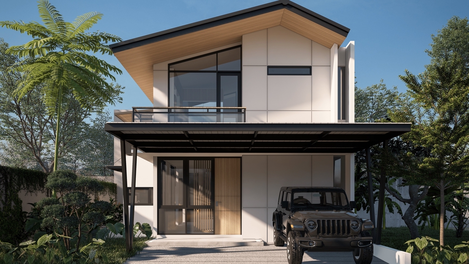 3D & Perspektif - JASA PERENCANAAN DESAIN RUMAH TINGGAL - TERJANGKAU - 1
