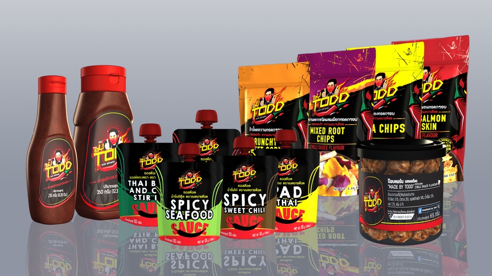รับทำ 3D packshot สินค้า บรรจุภัณฑ์ อาหาร พร้อมแบบจำลอง 3D ของผลิตภัณฑ์ อาหาร 3 มิติ