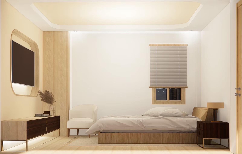 รับออกแบบ 3d perspective แบบบ้าน ห้องนอน โมเดล 3d ราคาถูก