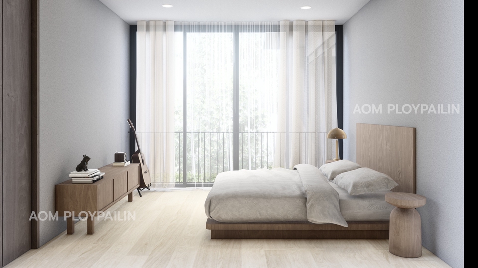 ออกแบบ perspective 3D โมเดลบ้านสวยหรู  รับเขียนแบบบ้าน 3D ราคาถูก